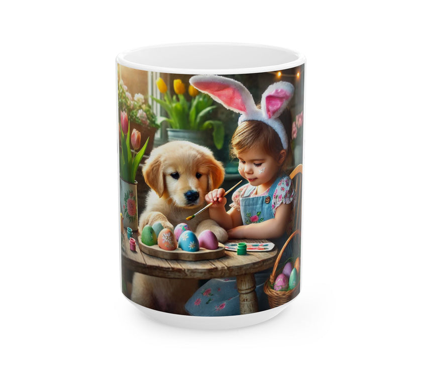 Easter Ceramic Mug - Paint Your World With Love