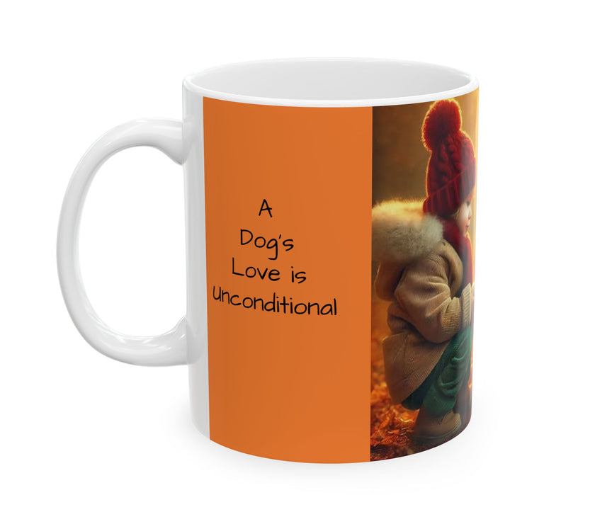 Ceramic Mug - A Dog's Love is Unconditional!