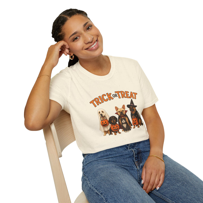 Night of the Howling Hounds — Haunted Dog Squad Trick-or-Treat Tee
