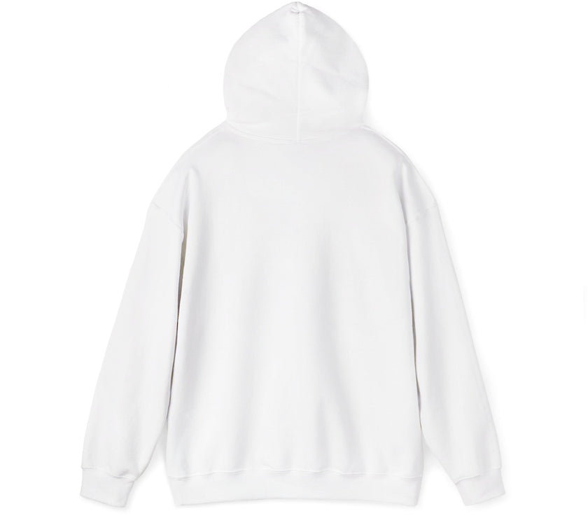 White hoodie on a white background