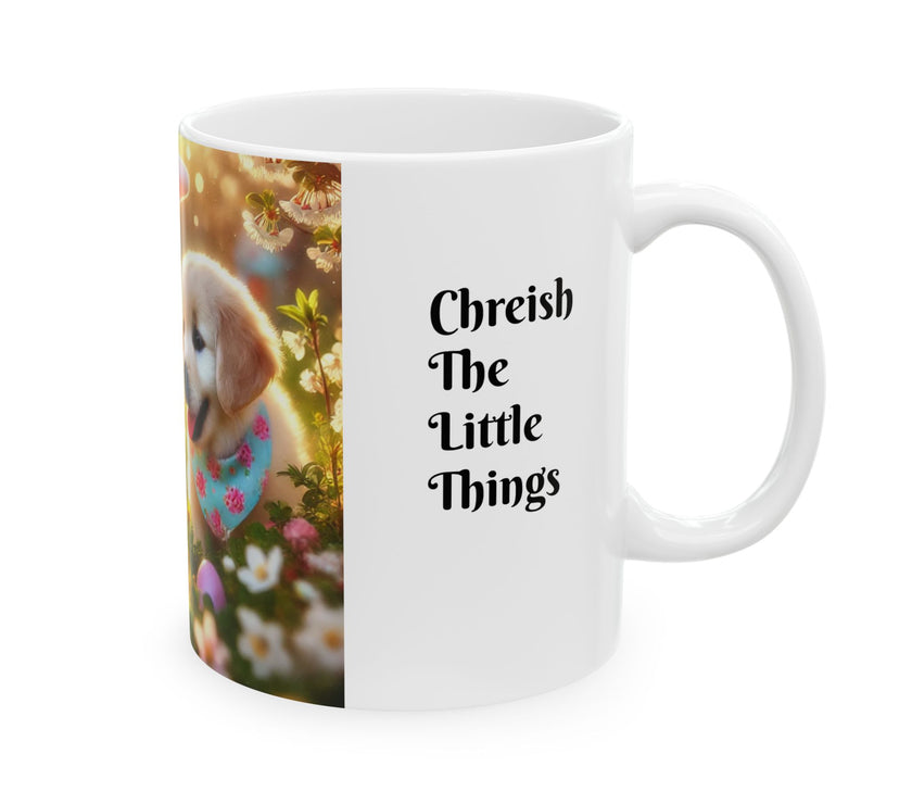 Easter Ceramic Mug: Cherish The Little Things