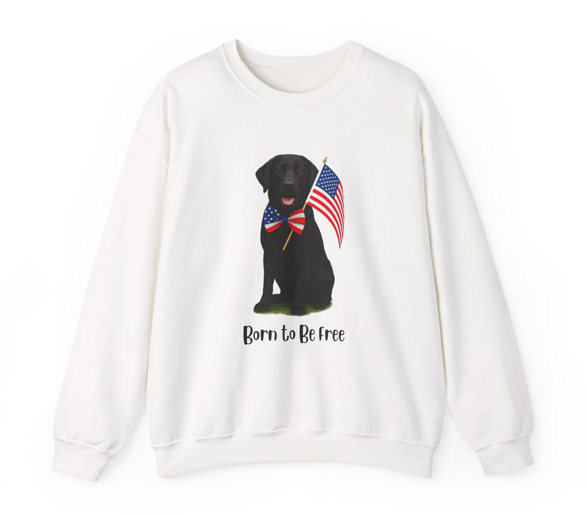 All-American Dog Lover Freedom Crewneck Sweatshirt