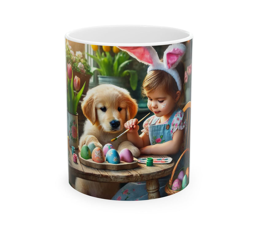 Easter Ceramic Mug - Paint Your World With Love