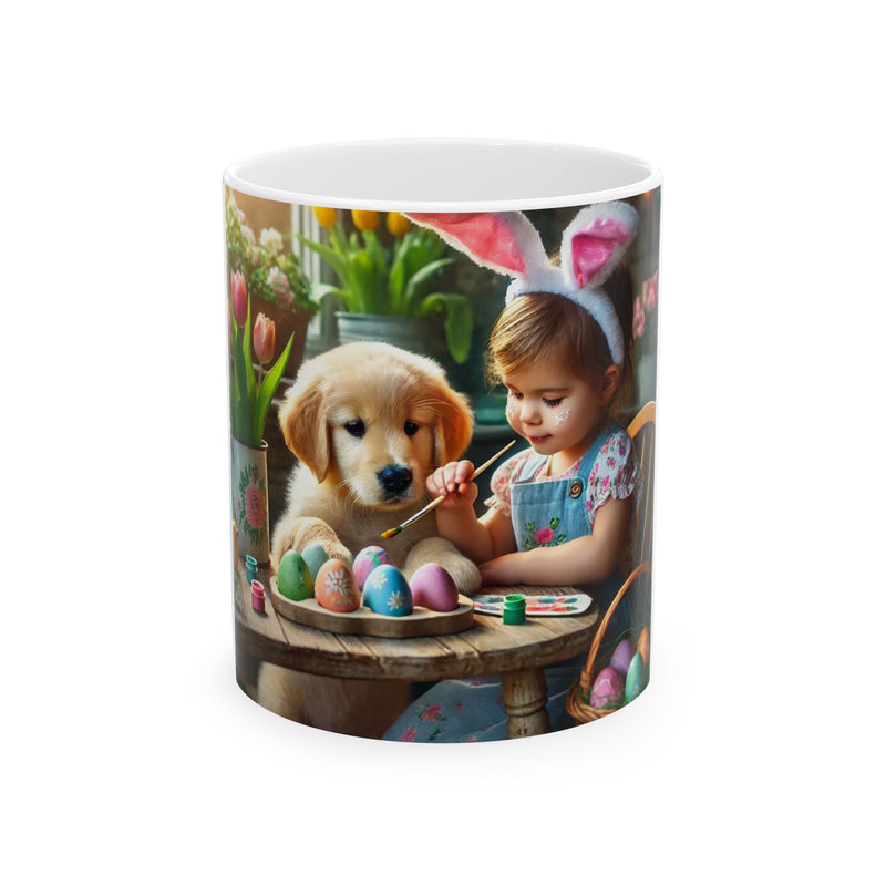 Easter Ceramic Mug - Paint Your World With Love