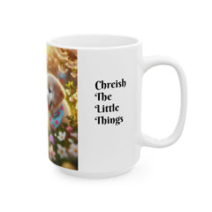 Easter Ceramic Mug: Cherish The Little Things