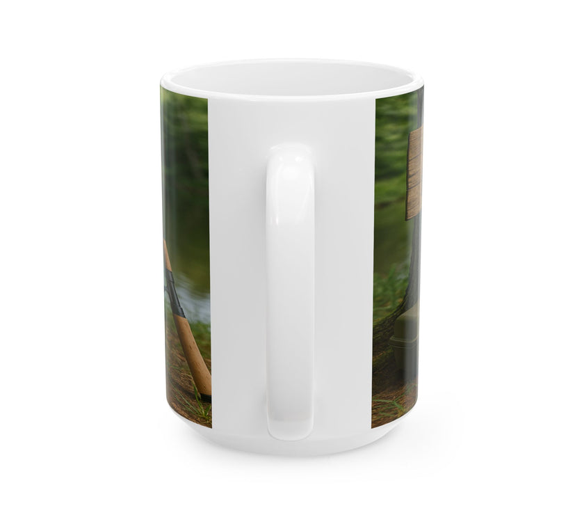 Gone Fishin’ Ceramic Mug for Fishermen