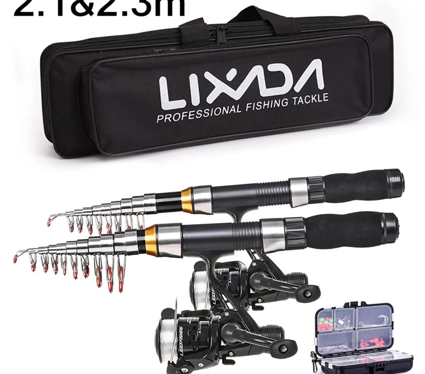 Telescopic Fishing Rod Combo