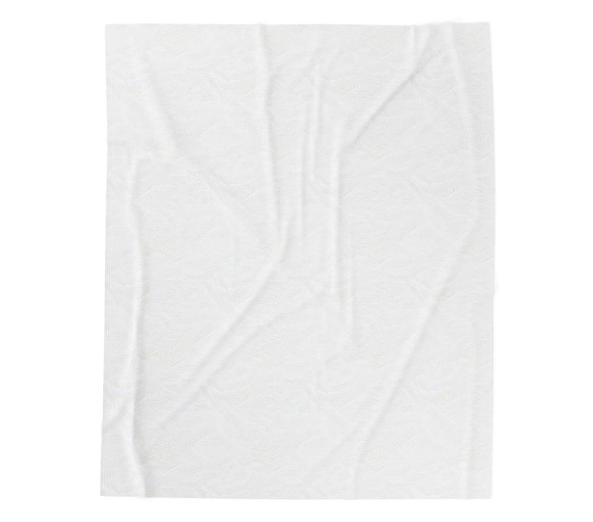 White textured fabric swatch on a white background