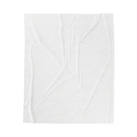White textured fabric swatch on a white background