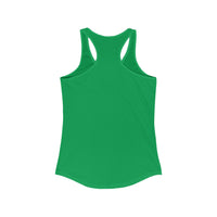 Back view of kelly green tank top