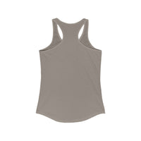 Back view of gray tank top