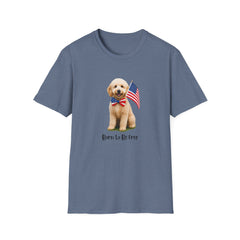 All-American Goldendoodle Lover Freedom Tee Shirt