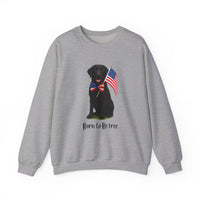 All-American Dog Lover Freedom Crewneck Sweatshirt