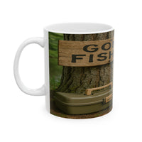 Gone Fishin’ Ceramic Mug for Fishermen