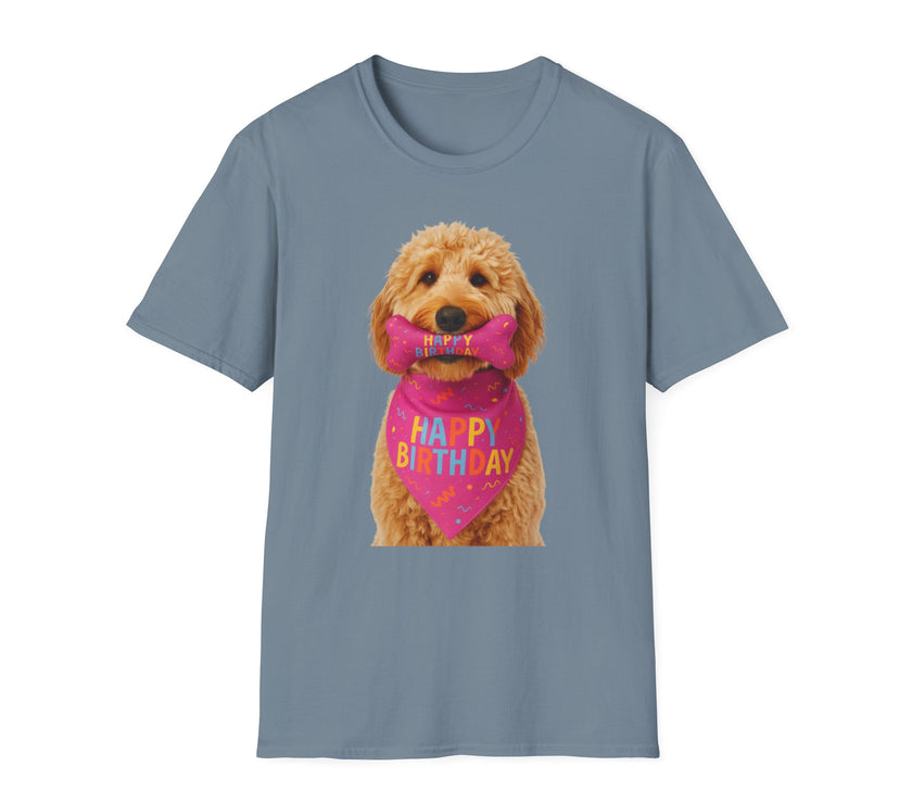 Happy Birthday Dog T-Shirt – Funny Party Shirt for Dog Lovers