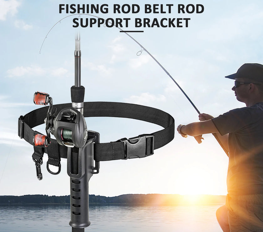 Fishing Rod Belt with fisherman