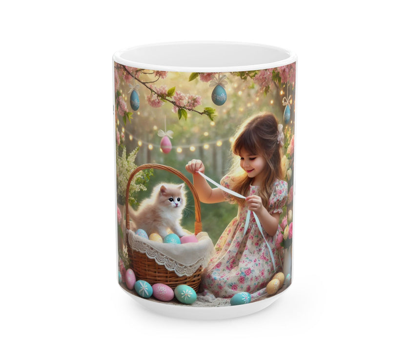 Easter Ceramic Mug - Springtime Magic