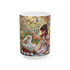 Easter Ceramic Mug - Springtime Magic