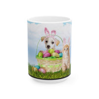 Easter Ceramic Mug-The World is Brighter with a Best Friend