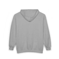 Gray hoodie on a white background