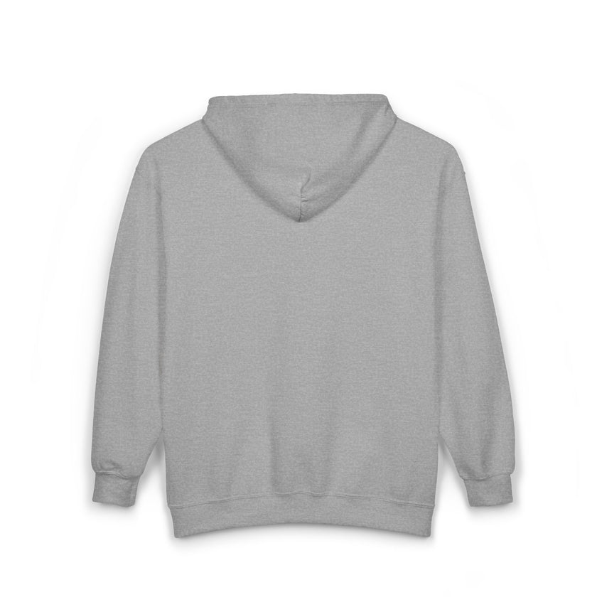 Gray hoodie on a white background