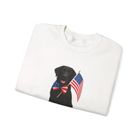 All-American Dog Lover Freedom Crewneck Sweatshirt