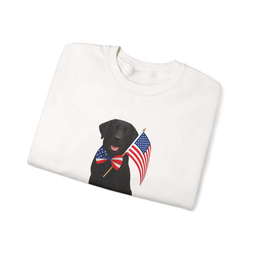 All-American Dog Lover Freedom Crewneck Sweatshirt