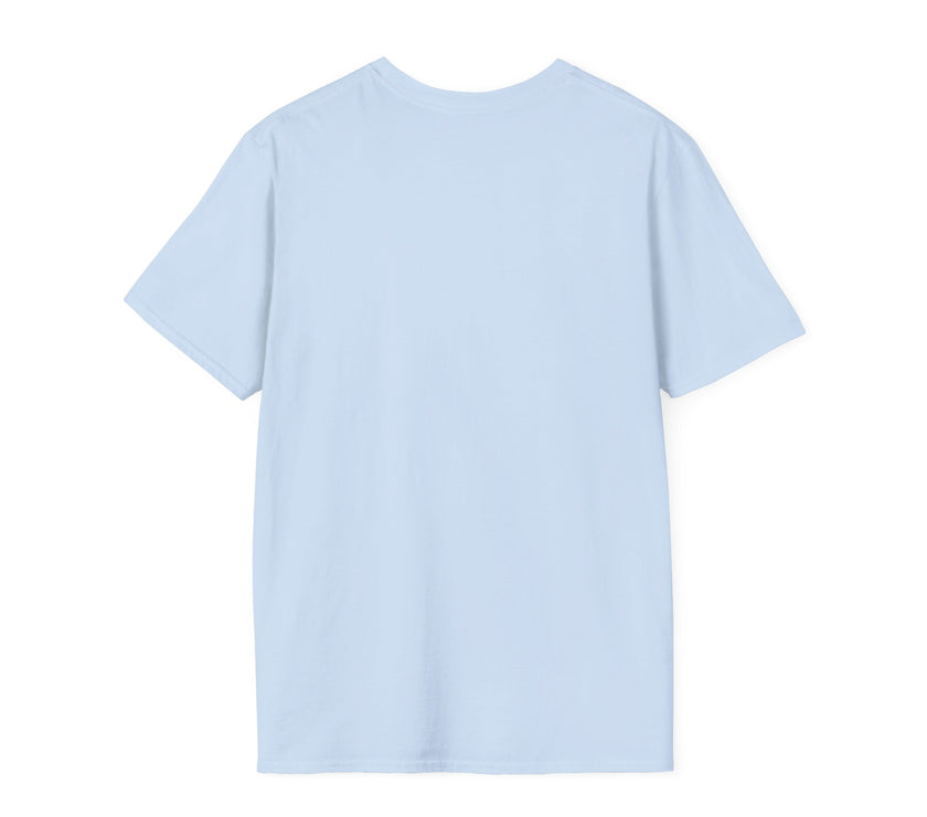 T-shirt back view featuring an American flag graphic with the words 'AMERICAN DREAM' in red and blue text above and below the flag