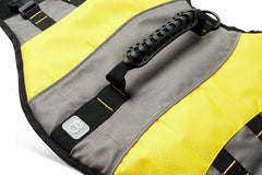 Yellow dog life vest