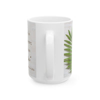 Inspirational Ceramic Coffee Cup- "He is not here: He has Risen"