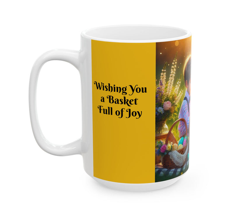 Easter Ceramic Mug - Wishing You A Basket Full Of Joy