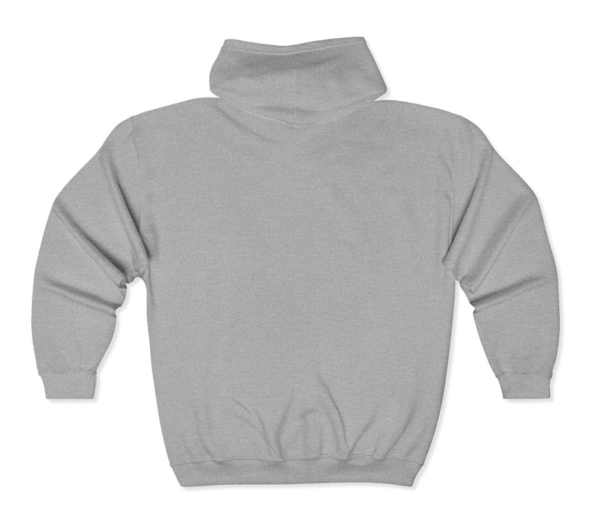 Gray hoodie on a white background