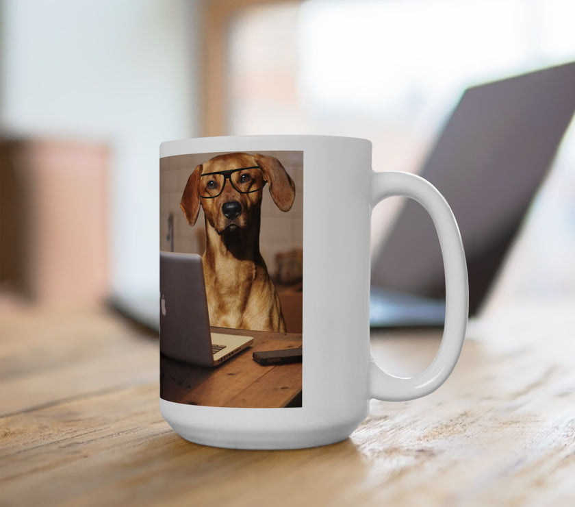 Dog Owner Coffee Mug – “I Work Hard So My Dog Can Have a Better Life”