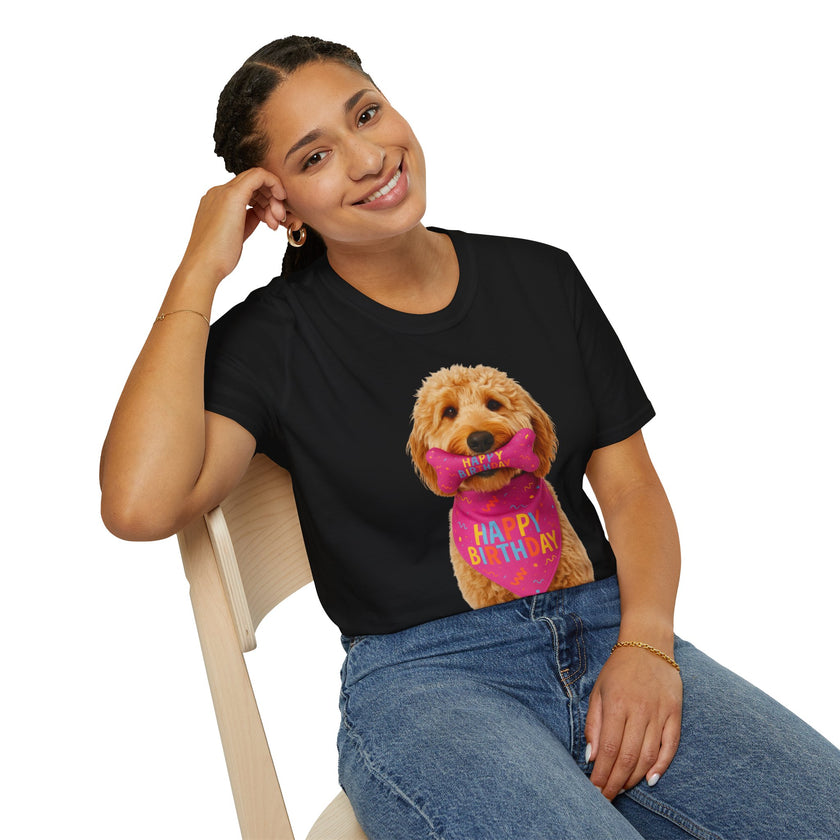 Happy Birthday Dog T-Shirt – Funny Party Shirt for Dog Lovers