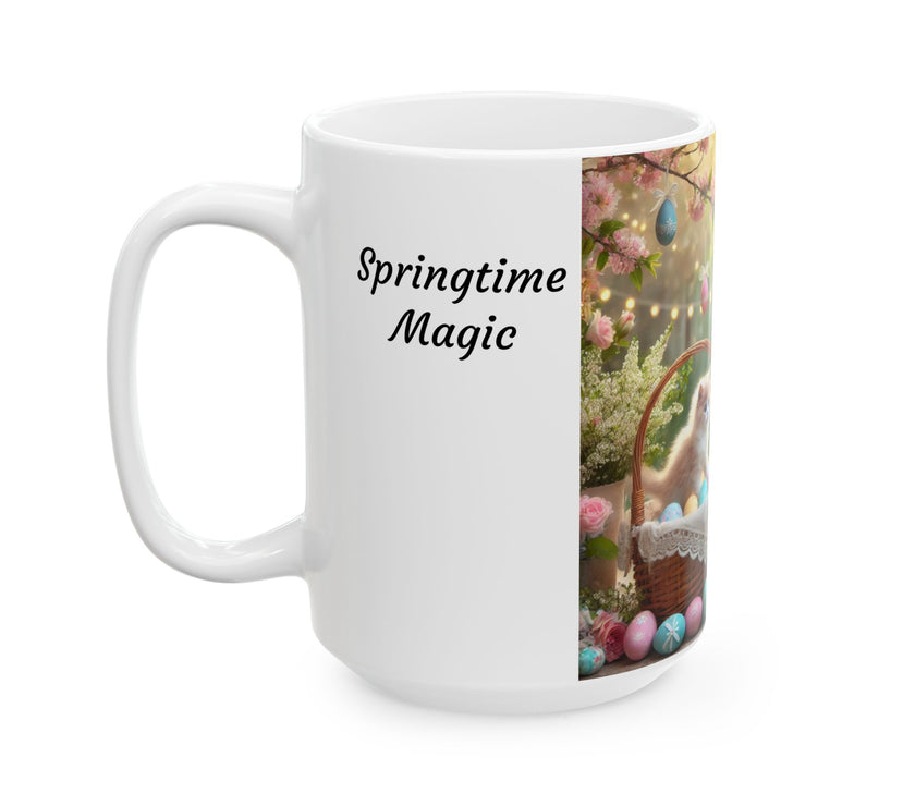 Easter Ceramic Mug - Springtime Magic