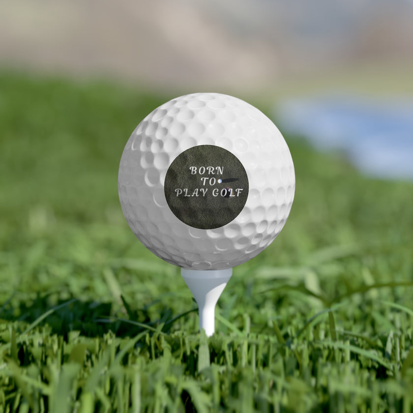 Born to Play Golf imprinted golf balls