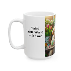 Easter Ceramic Mug - Paint Your World With Love