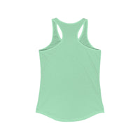 Back view of mint tank top