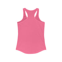 Back view of hot pink tank top