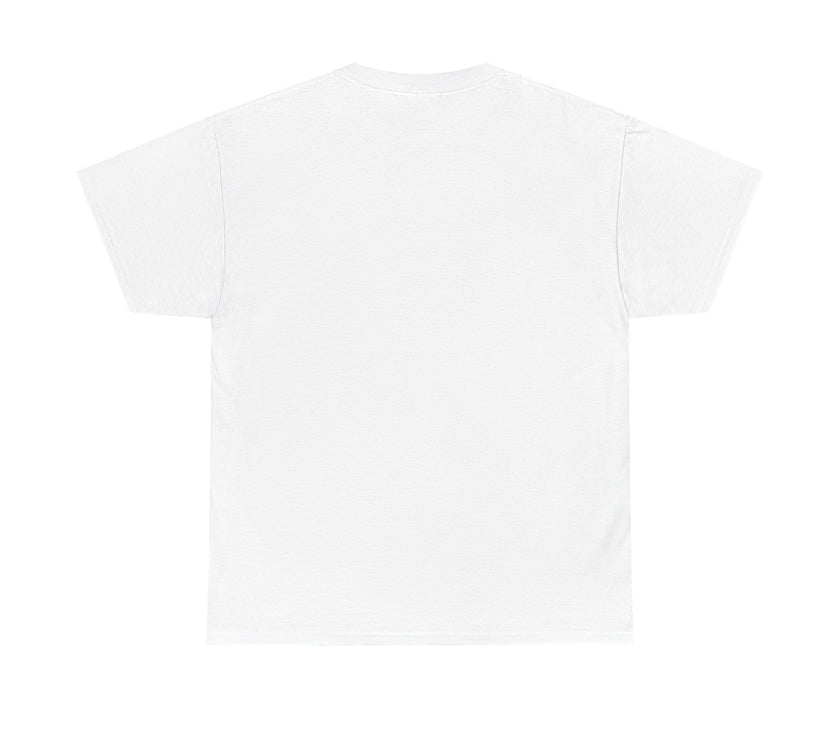 Back of a blank white t-shirt