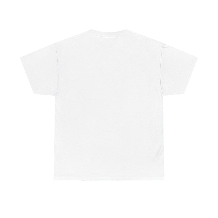 Back of a blank white t-shirt