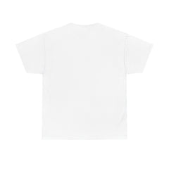 Back of a blank white t-shirt
