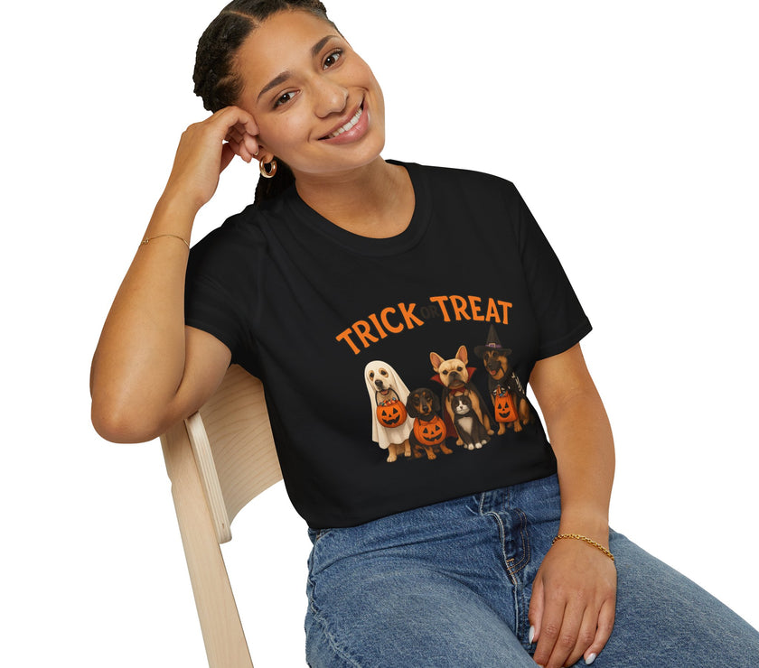 Night of the Howling Hounds — Haunted Dog Squad Trick-or-Treat Tee