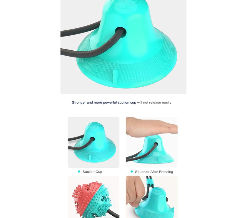 Silicone Suction Cup Dog Toy