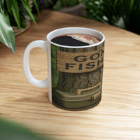 Gone Fishin’ Ceramic Mug for Fishermen