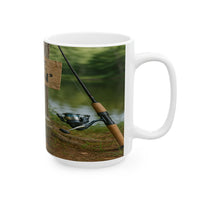 Gone Fishin’ Ceramic Mug for Fishermen