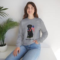 All-American Dog Lover Freedom Crewneck Sweatshirt