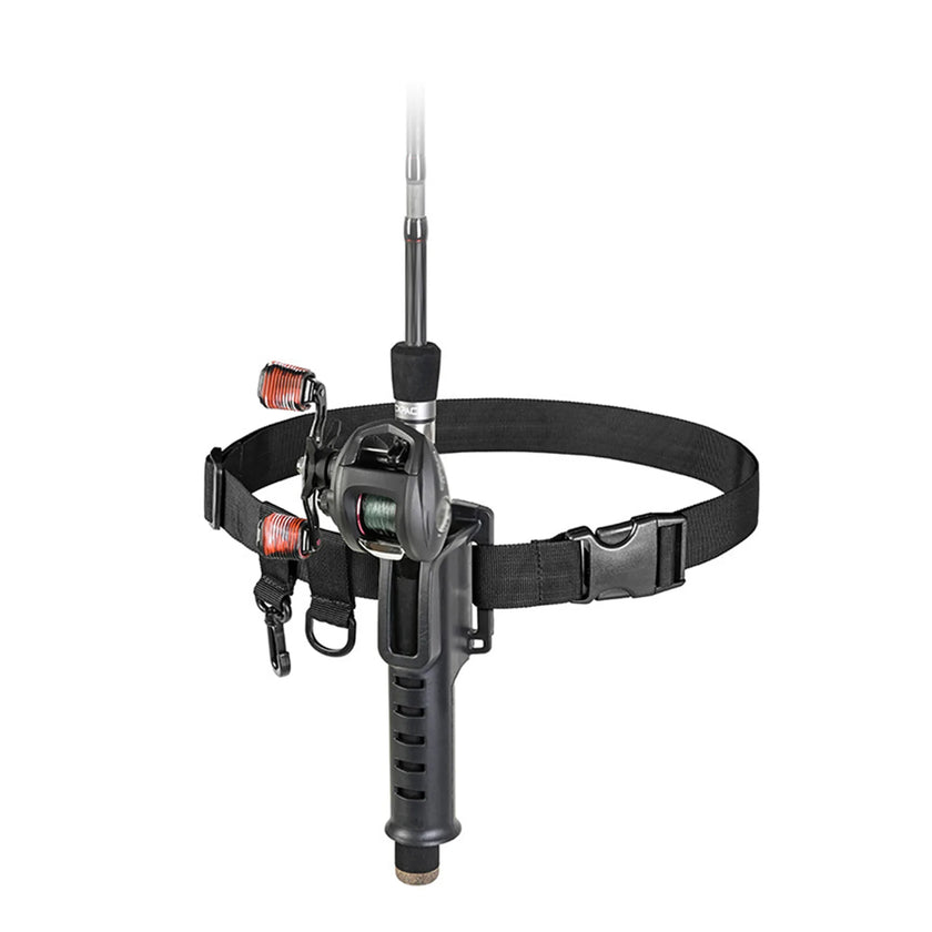 Fishing Rod Belt with fishing pole