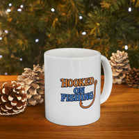 Angler’s Coffee Mug – Hooked on Fishing Design for Outdoors Enthusiasts