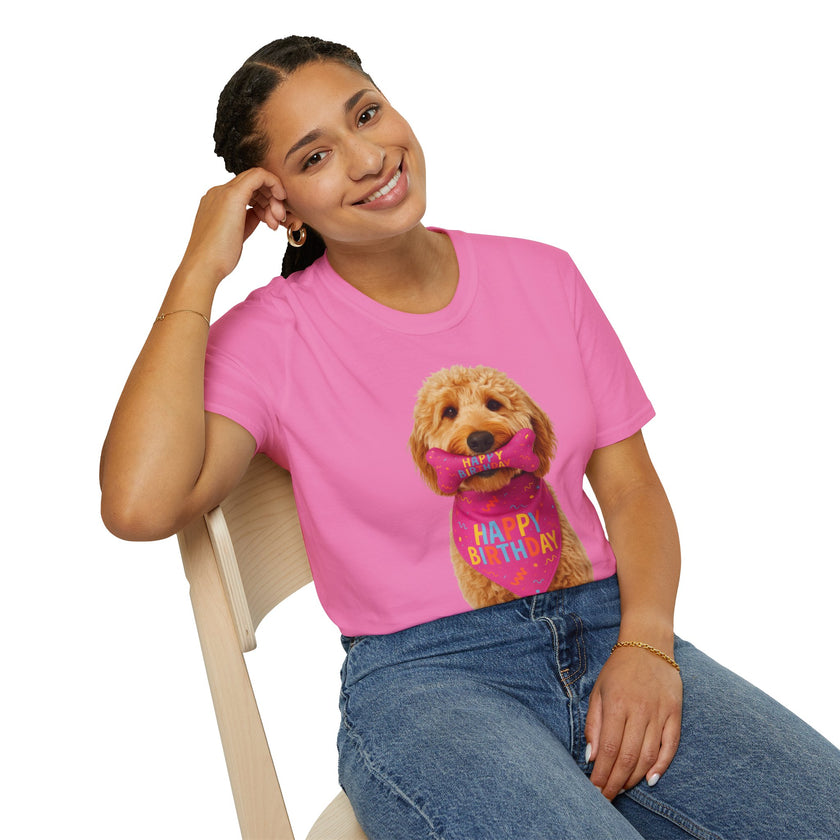 Happy Birthday Dog T-Shirt – Funny Party Shirt for Dog Lovers